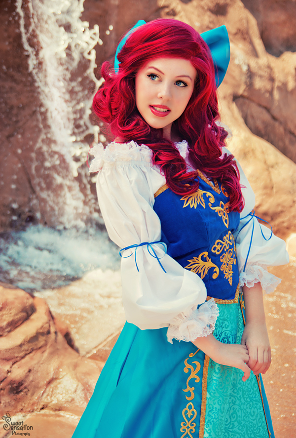   Courtoon  is Ariel, The Little Mermaid — Photo by  EnchantedCupcake  