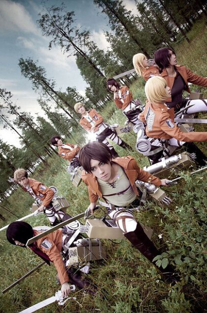 Attack On Titan Group Cosplay
