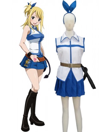 Fairy Tail Lucy Cosplay dress1