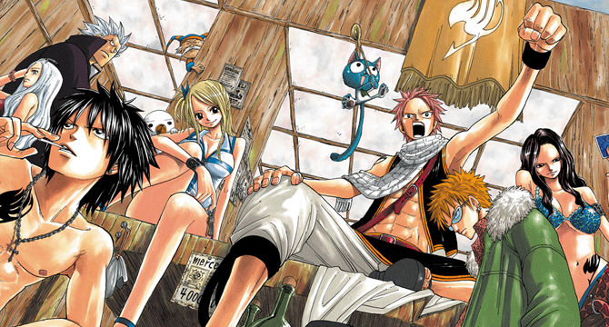 Anime, Fairy Tail, Lucy Heartfilia, Natsu Dragneel, Erza Scarlet, Gray  Fullbuster, HD wallpaper