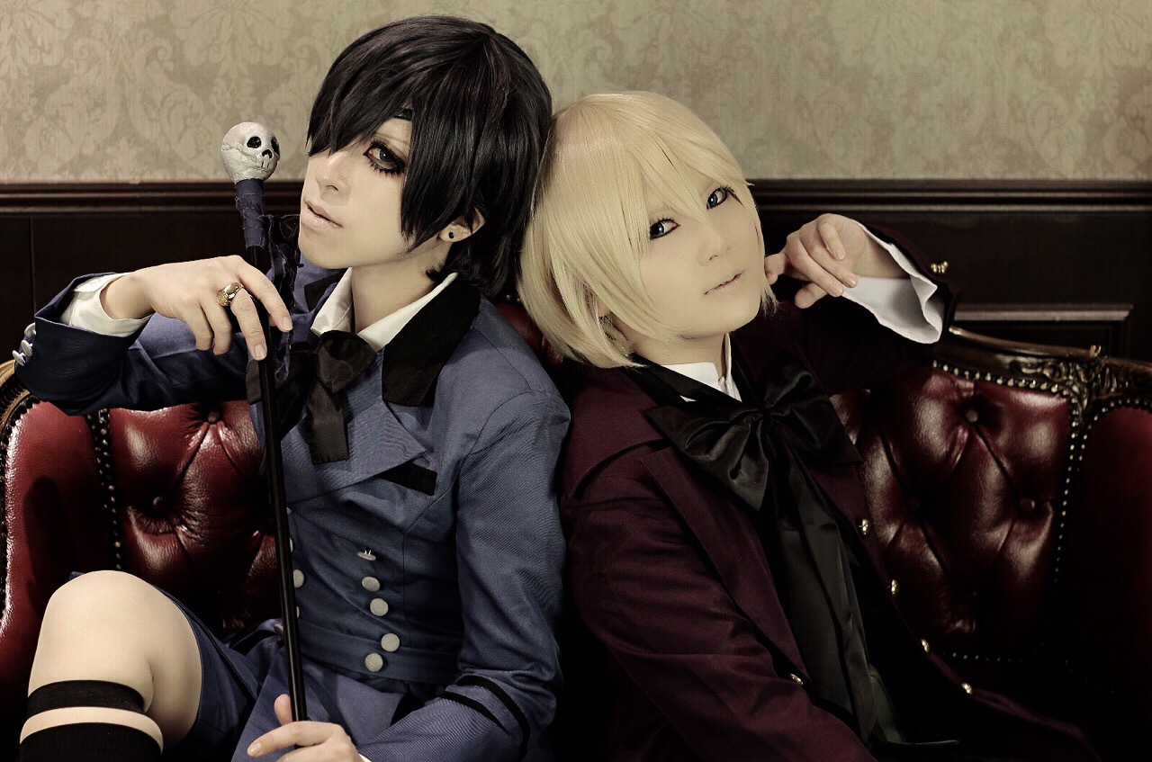 Black Butler / Kuroshitsuji- Ciel Phantomhive and Sebastian Michaelis -  CosplayFTW