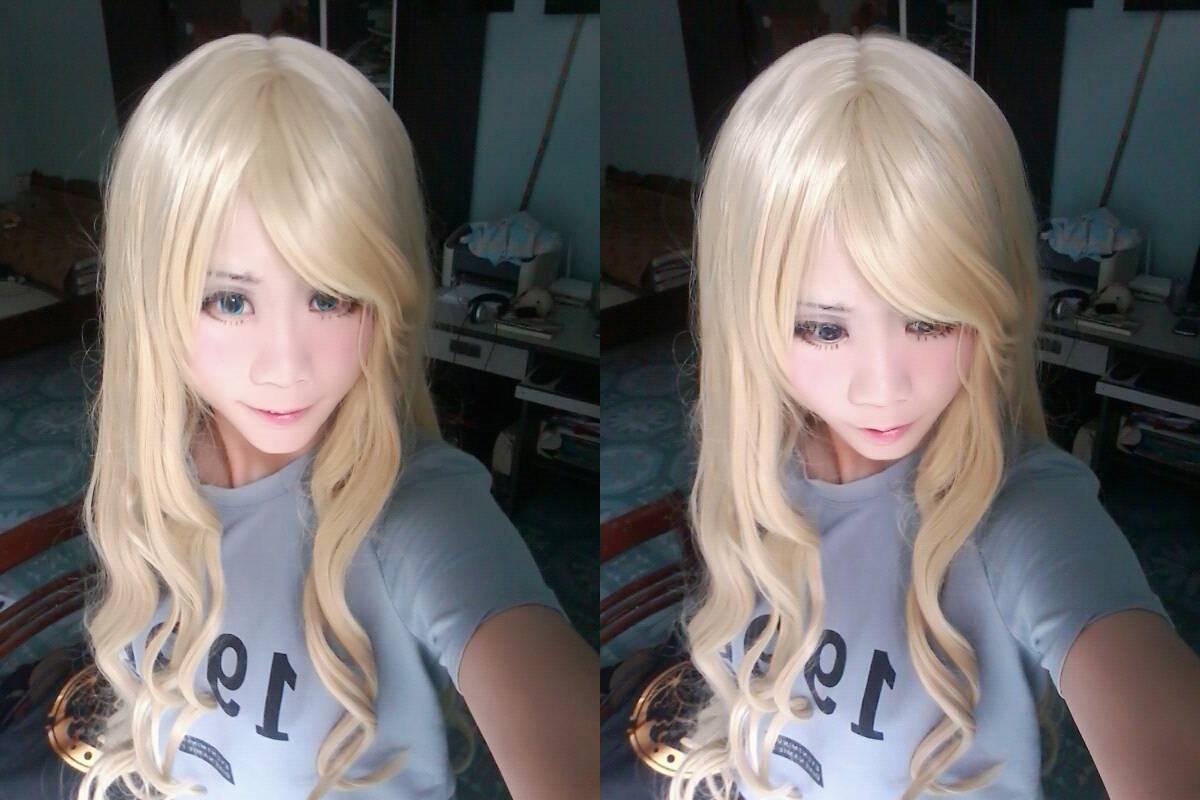 Rolecosplay Wig Review: 90cm/32inch Long Blonde Cosplay Wig