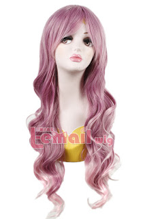 Purple and White Fashion Wig Review