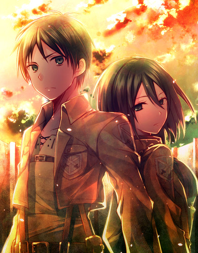 15 eren x mikasa