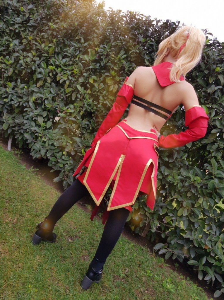 Fate Apocrypha Aka no Saber Costume Review by Virgi5