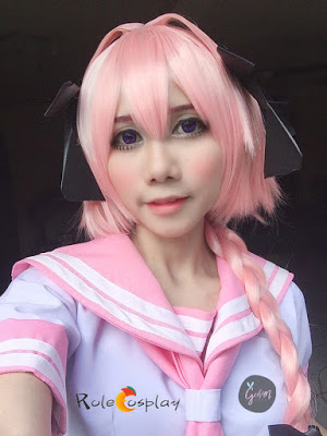 Fate Apocrypha Astolfo Wig Review by GCHANcosplay 16