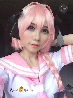 Fate Apocrypha Astolfo Wig Review by GCHANcosplay 17