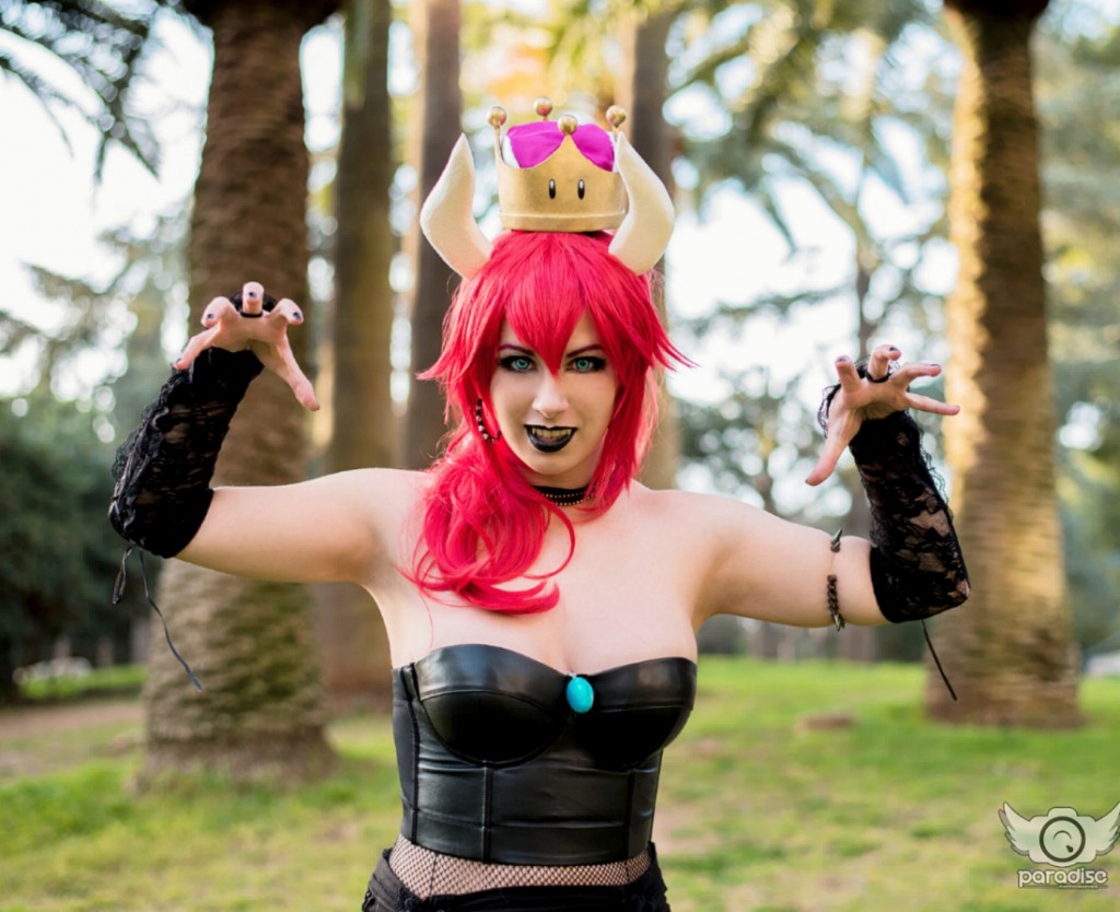 Super Mario Bowsette Red Wig Review by kaedeshiranui-4