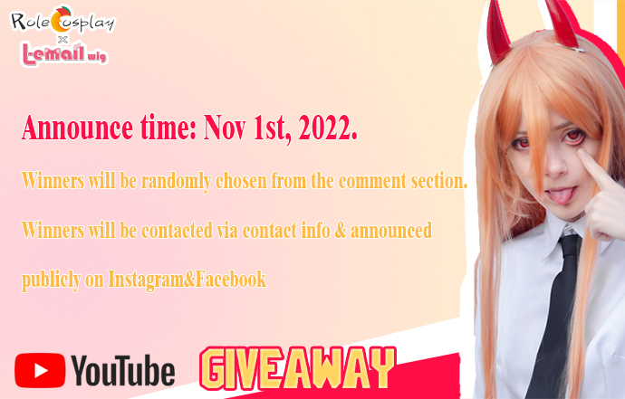 Rolecosplay and L-email Wig  Youtube Giveaway Event (4)
